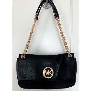 ‼️NWOT‼️ Michael Kors Fulton Black Leather Bag